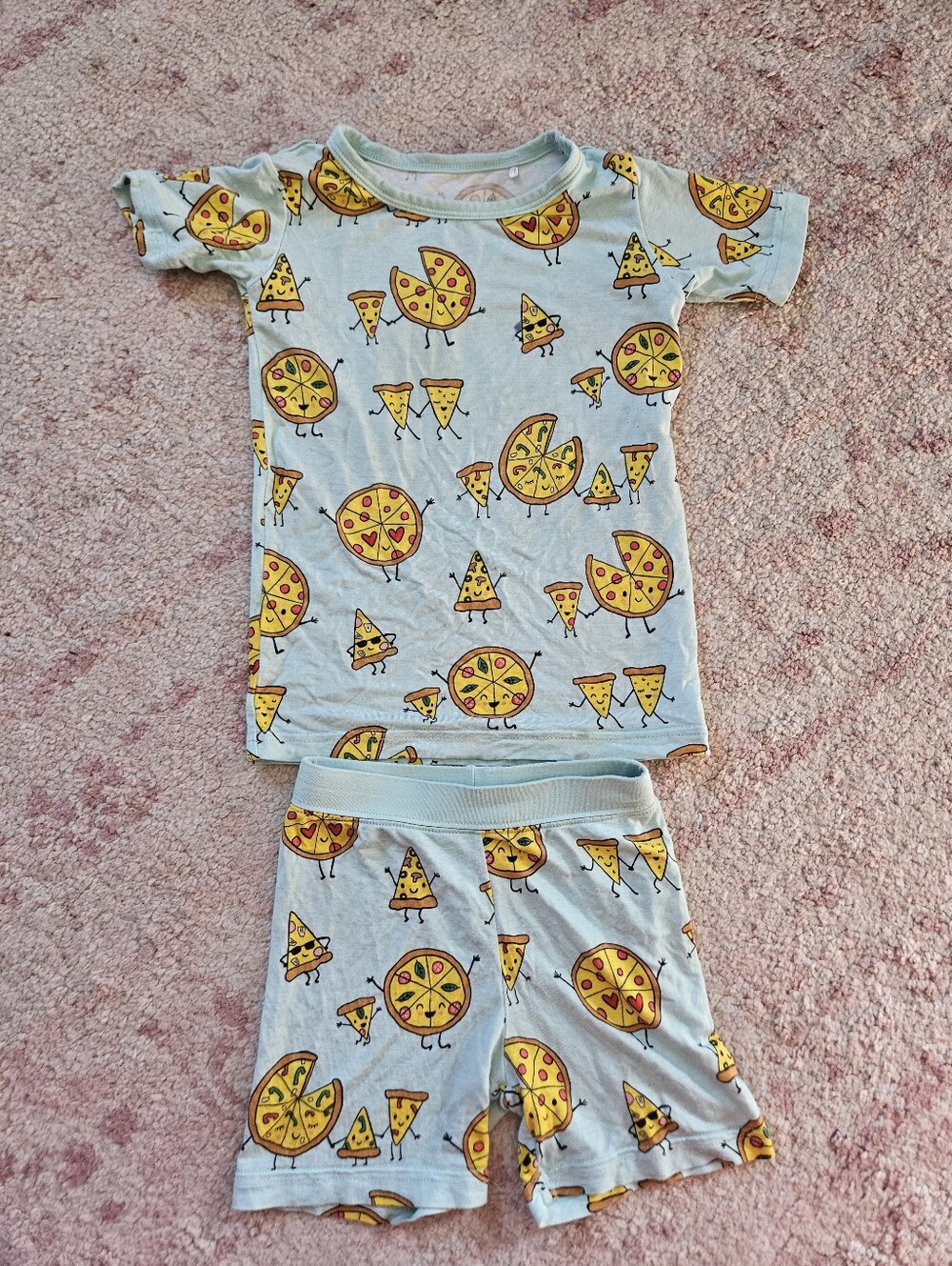Little Sleepies 2T Pizza Pals Short Sleeved Set